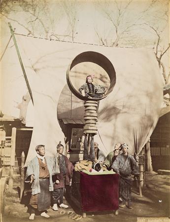 (JAPAN) An album with approximately 67 images documenting the city of Naha on the Okinawa Island and its inhabitants. Circa 1910s.